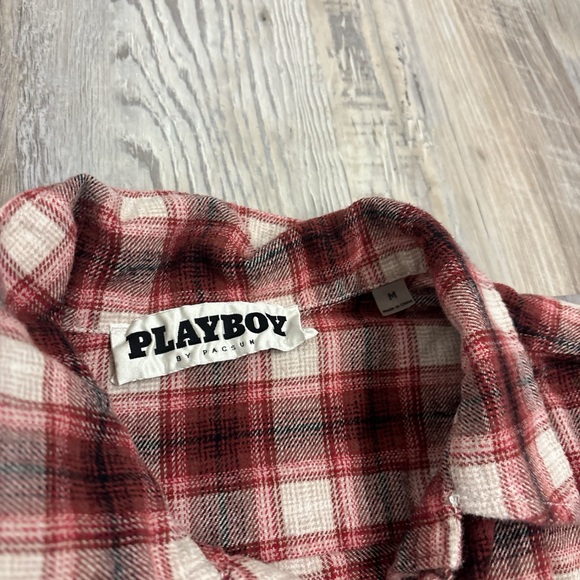 Men’s playboy flannel shirt - Picture 4 of 5